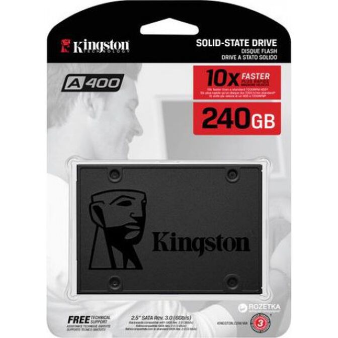 SSD Kingston A400 240GB SATA III (500/350MB/s) image number 0