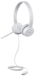 Headset Lenovo 110 Stereo Branco USB image number null