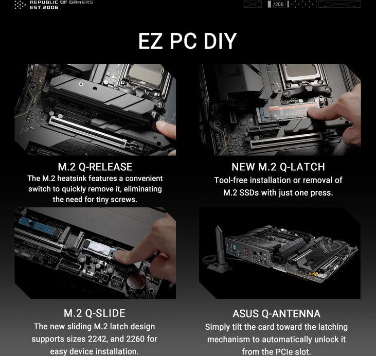Placa Base Asus ROG Crosshair X870E Apex image number 28