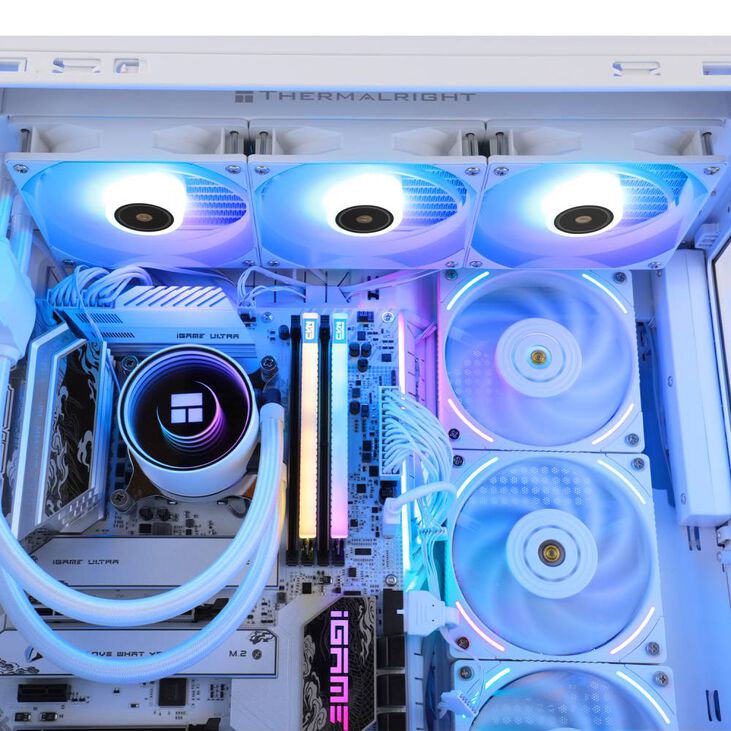 Kit Refrigeración Líquida Thermalright Frozen Notte ARGB Blanco - 360mm image number 5