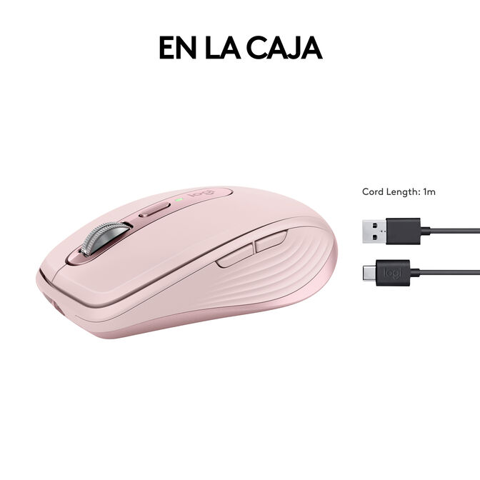 Rat&oacute;n Logitech MX Anywhere 3S Wireless Rosa image number 9