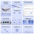 Security Gateway GL.iNet GL-MT5000 Brume 3 High Speed VPN 2.5G image number null