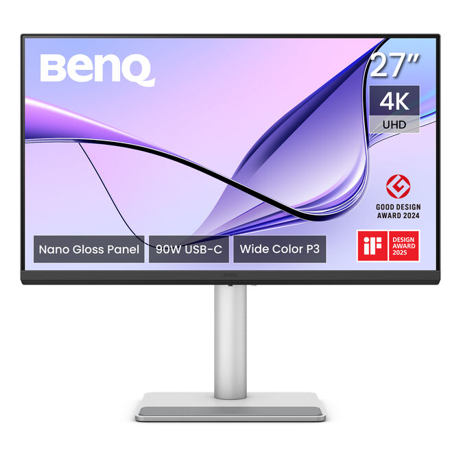 Monitor BenQ MacBook 27" MA270UP IPS 4K 60Hz P3 MacBook Pro e MacBook Air USB-C (90W) Display HDR400 image number 0