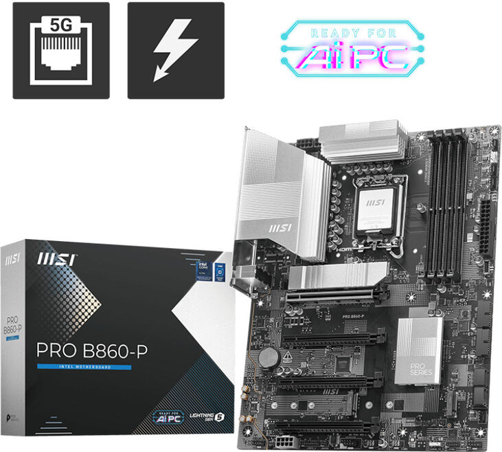 Placa Base MSI PRO B860-P image number 0
