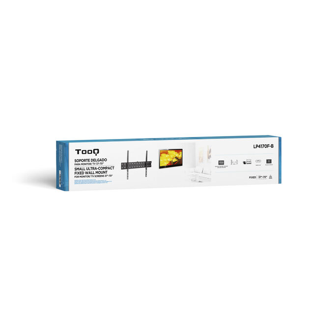 Soporte de Pared Tooq 37" a 70" Max. 40kg Negro image number 10