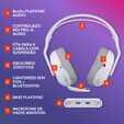 Auriculares Logitech Astro A20 X Lightspeed Wireless/Bluetooth Blanco image number null