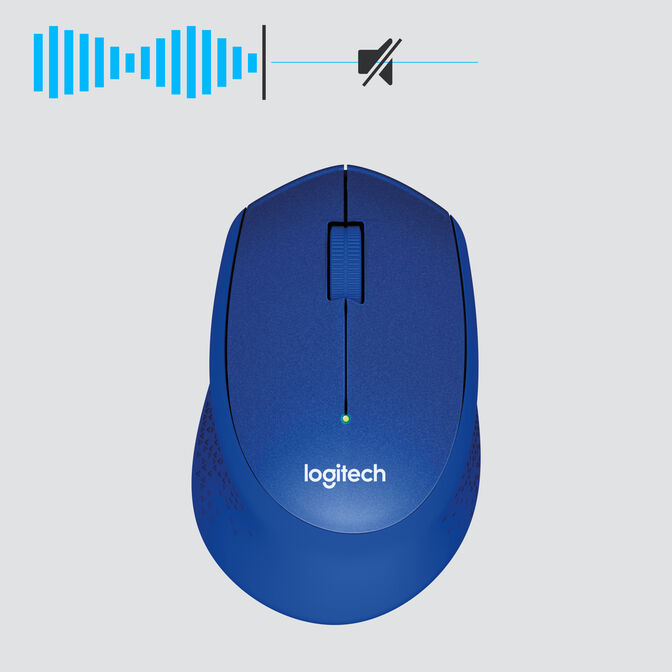 Rat&oacute;n Logitech M330 Silent Plus 1000DPI Wireless Azul image number 9