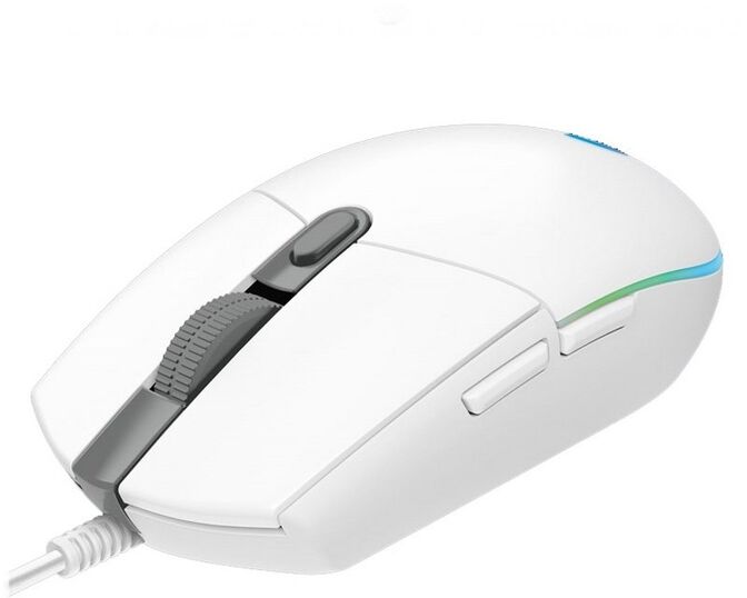 Rat&oacute;n Gaming Logitech G Series G203 LightSync RGB 8000DPI Blanco image number 1