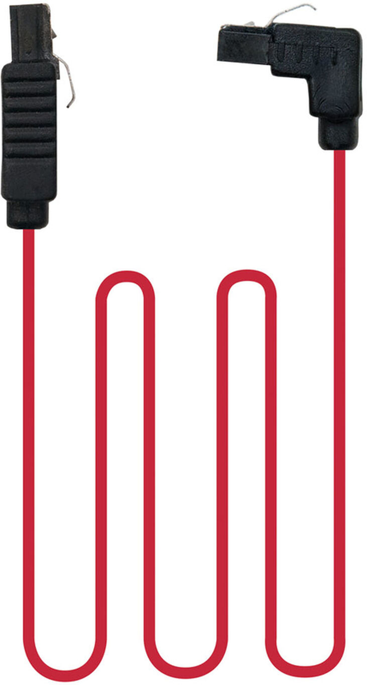 Cable SATA III Angular NanoCable 50 CM Rojo c/trave image number 1