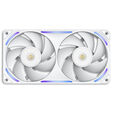 Ventilador NZXT F240X Perfomance RGB Single-Frame Blancas - Duplo Vent&iacute;lador 120mm (240mm) image number null