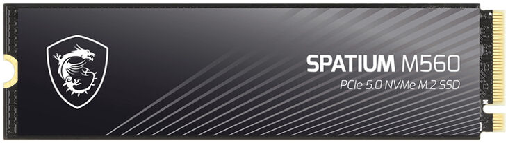 SSD MSI SPATIUM M560 2TB Gen5 M.2 NVMe (10300/8700MB/s) image number 1