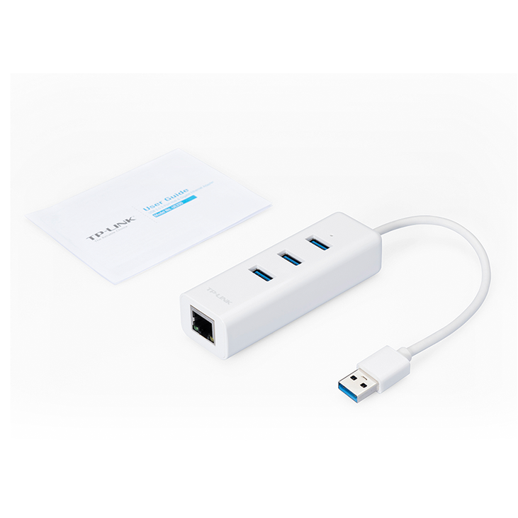 Adaptador USB TP-Link UE330 USB 3.0 para Ethernet Gigabit + 3 Portas USB 3.0 image number 3