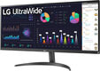 Monitor Curvo LG UltraWide 34" 34WQ500-B IPS UWXGA 100Hz FreeSync image number null