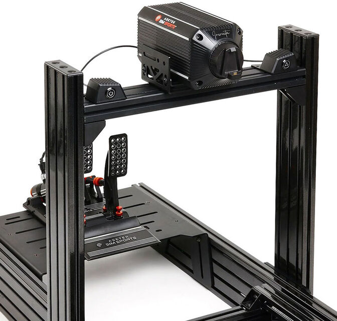 Base de volante Asetek SimSports con soporte frontal y inclinaci&oacute;n image number 2