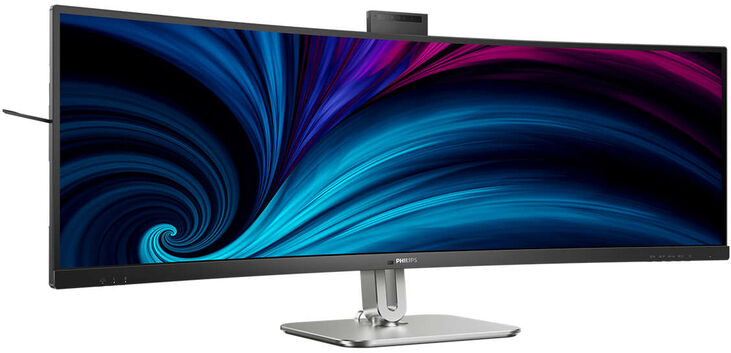 Monitor Curvo Philips Série 6000 49" 49B2U6900CH VA Dual-QHD 75Hz (PD100W) KVM C/Webcam image number 7