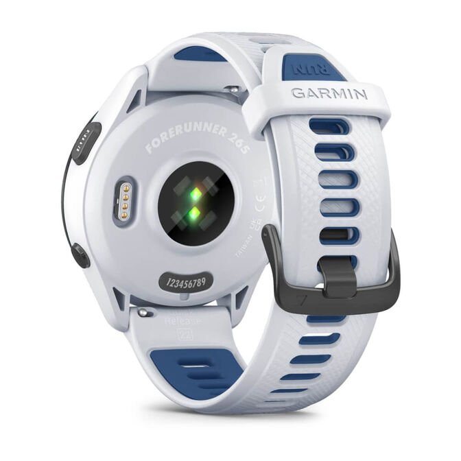 Smartwatch Garmin Forerunner 265 46mm Branco/Azul image number 6