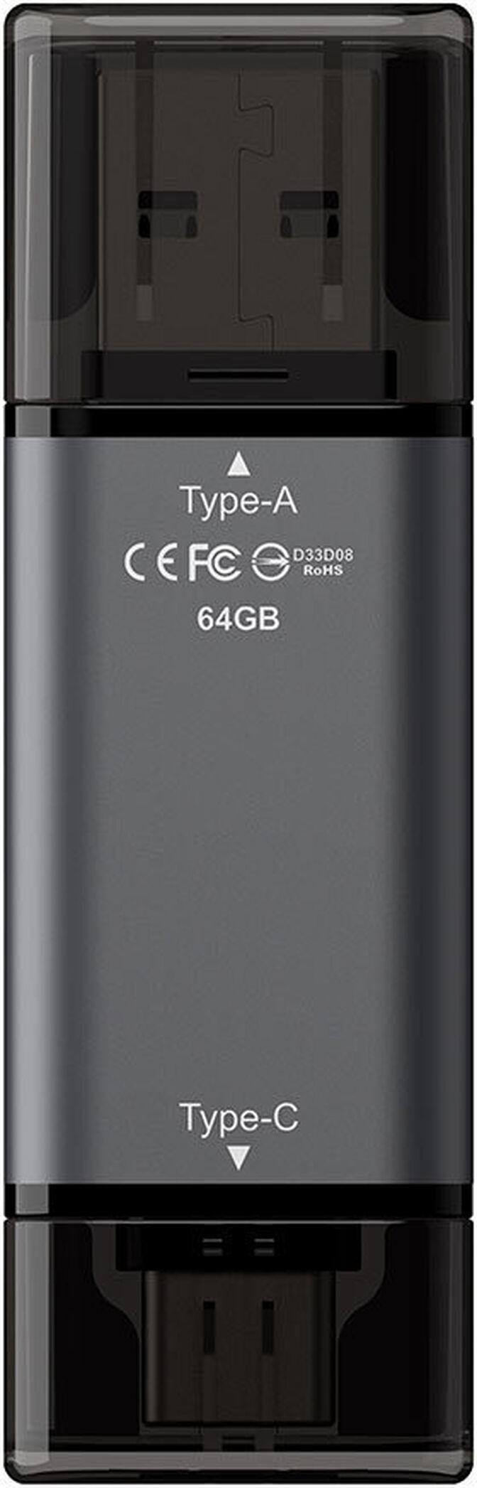 Pen Team Group X1 64GB USB3.2 Gen1 (Type-C + Type-A) image number 1