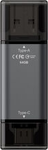 Pen Team Group X1 64GB USB3.2 Gen1 (Type-C + Type-A) image number null