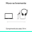 Headset Logitech H390 USB-C Preto image number null