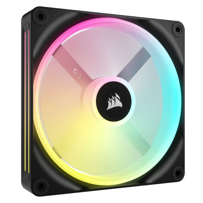 Ventilador Corsair iCUE Link QX140 RGB PWM Negro 140mm (Pack 2) image number 0