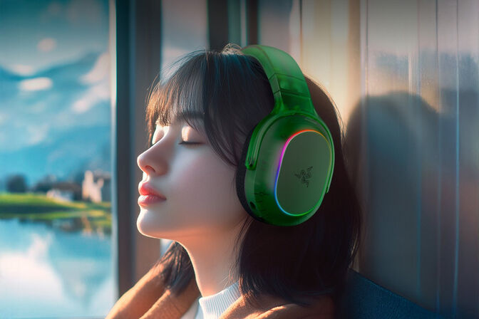 Auriculares Razer Barracuda X Chroma Wireless/Bluetooth Phantom Green image number 10