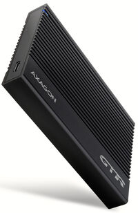 Caja Externo AXAGON EE25-GTR USB-C 3.2 Gen 2 - SATA 6G, 2.5" Externol RIBBED box BLACK