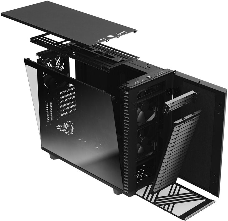 Torre E-ATX Fractal Design Define 7 Black TG Dark Tint image number 24