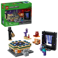 LEGO Minecraft: Viaje al Nether y Portal del End, 192 Piezas (21584)
