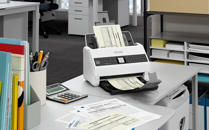 Escáner de Documentos Epson WorkForce DS-730N image number 4
