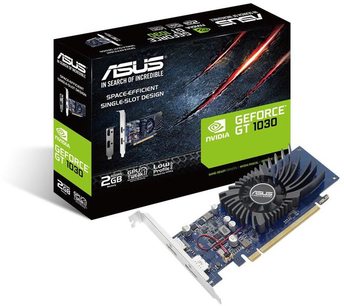 Tarjeta Gr&aacute;fica Asus GeForce&reg; GT 1030 LP 2GB GDDR5 image number 1