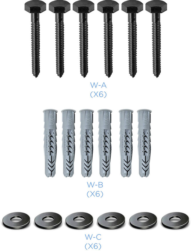 Soporte de Pared Tooq Tilt 32" a 55" Max. 75kg Negro image number 3