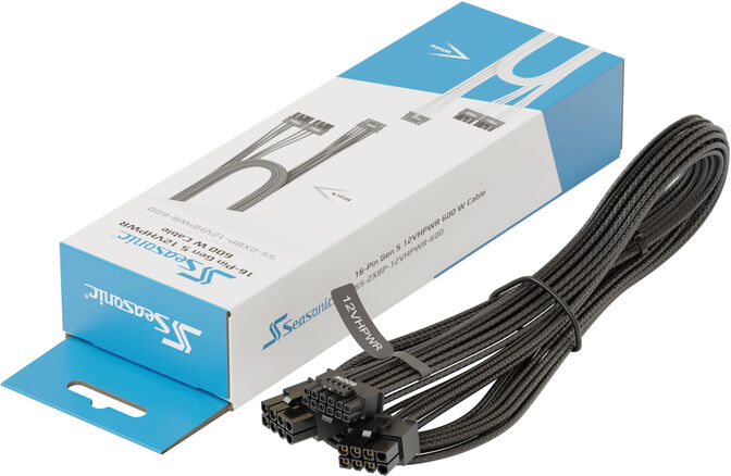 Cable Seasonic 12VHPWR PCIe 5.0 Negro image number 0
