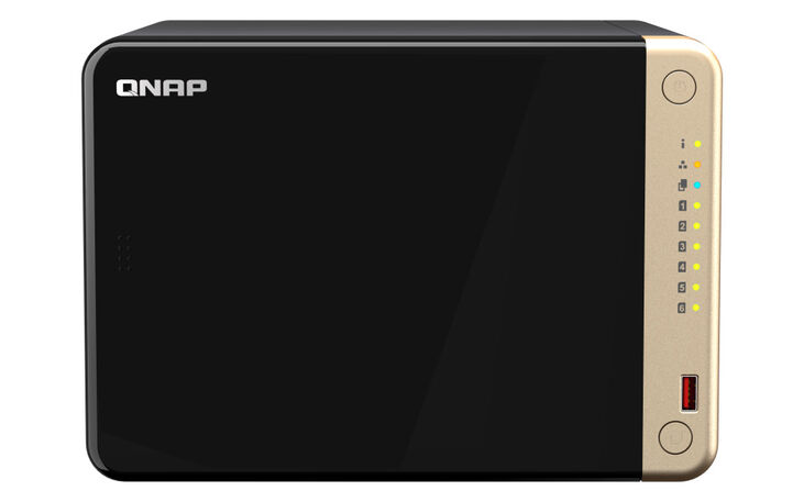 NAS QNAP TS-664-8G - 6 Baías - 2.9GHz 4-core - 8GB RAM image number 0