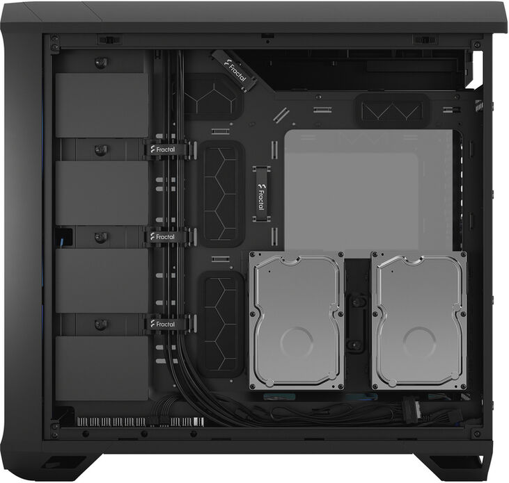 Torre E-ATX Fractal Design Torrent Black RGB Cristal Templado Light Tint image number 15