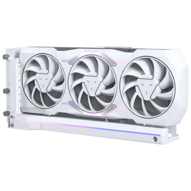 GPU Bracket vertical Phanteks+Cabo PCI-E 5.0 x16 Fita Riser 22cm Blanco image number 3