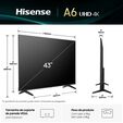 Televisor Hisense 43A6Q 43" LED UltraHD 4K VIDAA image number null