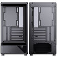 Caja Micro-ATX Jonsbo D200 Vidrio Templado Negro image number null
