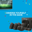 Altavozes Logitech Z906 THX Surround Sound 5.1 1000W Peak/500W RMS Negro image number null