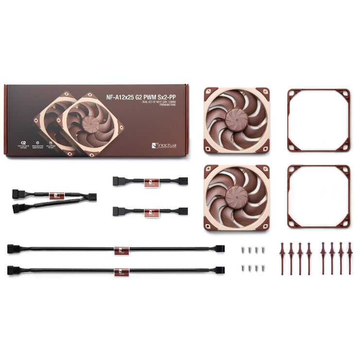 Ventilador Noctua NF-A12X25 G2 PWM 120mm (Pack 2) image number 2