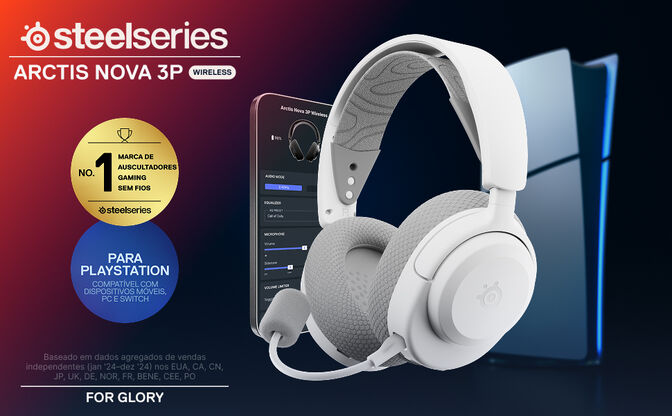 Steelseries Arctis Nova 3P Auriculares Inal&aacute;mbrico Diadema M&uacute;sica/uso diario Bluetooth Blanco image number 9