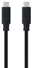 Cable USB-C 3.1 Gen2 Nanocable 10Gbps 5A 4K/60Hz 1.5 M Negro image number null