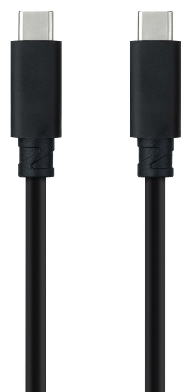 Cable USB-C 3.1 Gen2 Nanocable 10Gbps 5A 4K/60Hz 1.5 M Negro image number 1