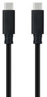 Cable USB-C 3.1 Gen2 Nanocable 10Gbps 5A 4K/60Hz 1.5 M Negro image number null