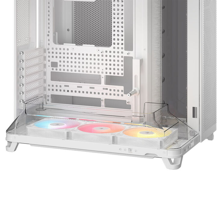 Torre E-ATX Corsair AIR 5400 RS-R ARGB Blanca Cristal Templado image number 10