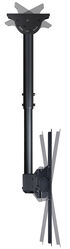Soporte de Techo Tooq Tilt GiRatónrio e Extensível 37" a 70" Max. 50kg Negro image number null