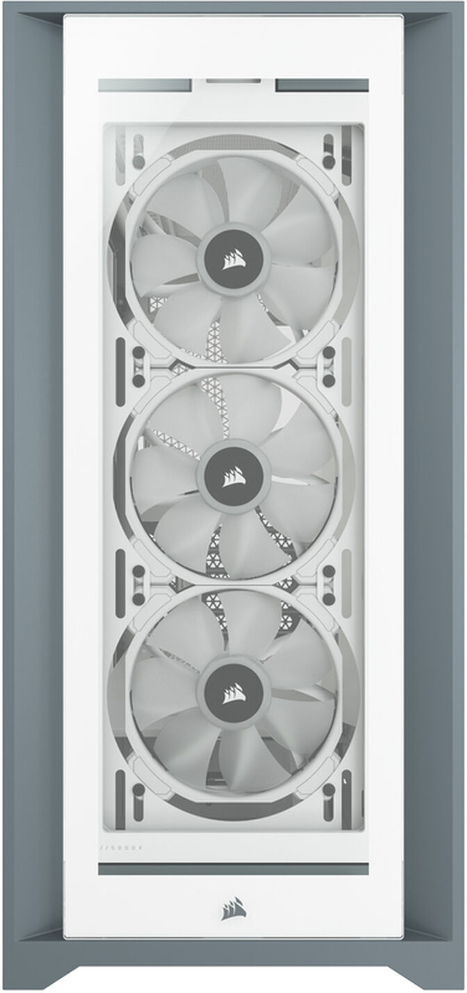 Torre E-ATX Corsair iCUE 5000X RGB Smart Blanco Cristal Templado image number 7