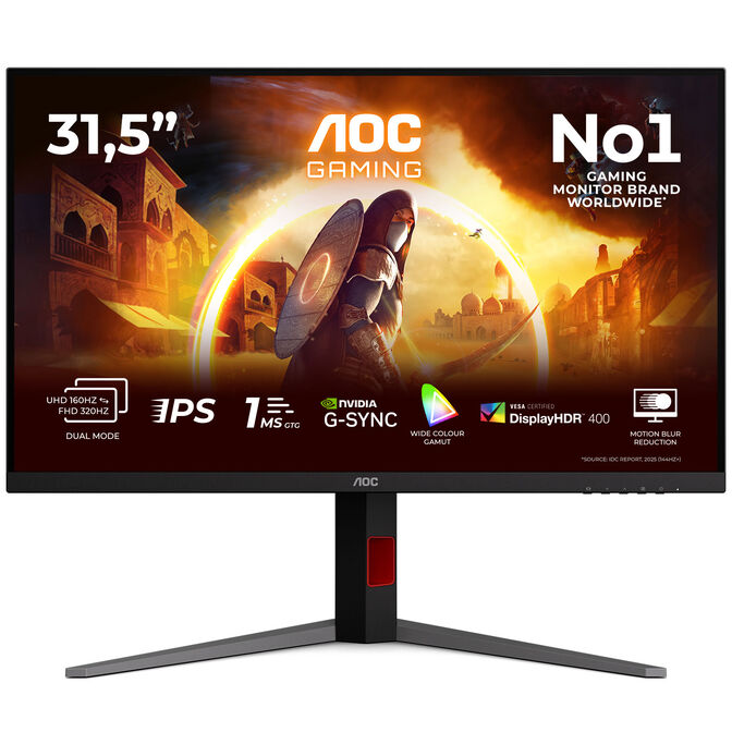 Monitor AOC Gaming 31.5" U32G4U Fast IPS W-LED 4K UHD 160Hz 1ms Adaptive Sync image number 0