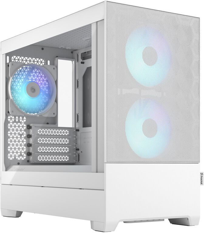 Torre Micro-ATX Fractal Design Pop Mini Air RGB White TG Clear Tint image number 0