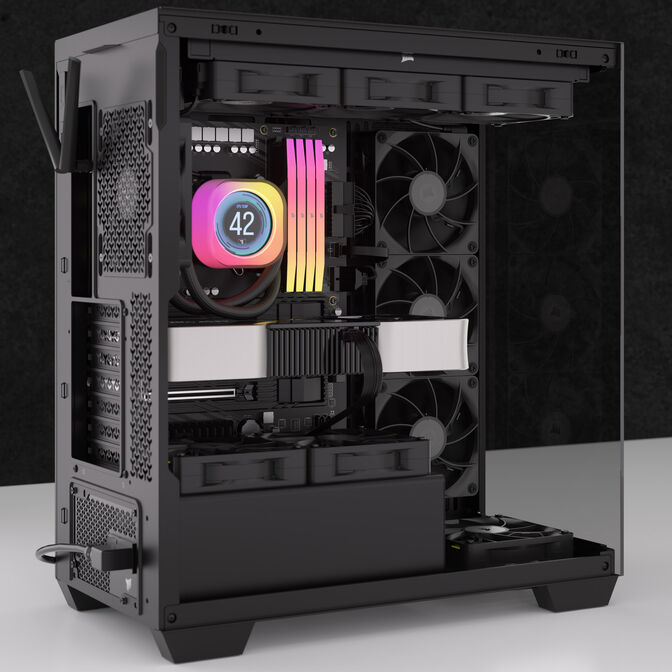 Ventoinha Corsair iCUE Link RX120 MAX 2000RPM PWM Preta 120mm image number 12