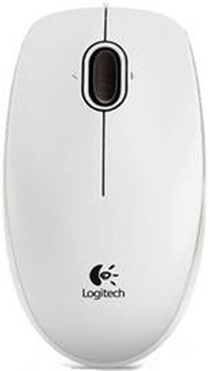 Ratón Óptico Logitech B100 Blanco image number 2